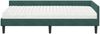 vidaXL Eckbettgestell mit Matratze Sonstiges 2 pcs Grün Samt 3393708 Bild 5