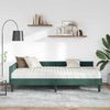 vidaXL Eckbettgestell mit Matratze Sonstiges 2 pcs Grün Samt 3393708 Bild 3