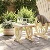 Garten-Fußhocker, Hocker, Sitzhocker 40x36,5x38,5 cm Massivholz Tanne Bild 3