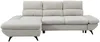 Vente-unique - LIORI Sofa Stoff Beige - B 196 cm x H 100 cm x L 282 cm Bild 4