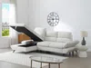 Vente-unique - LIORI Sofa Stoff Beige - B 196 cm x H 100 cm x L 282 cm Bild 3