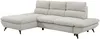 Vente-unique - LIORI Sofa Stoff Beige - B 196 cm x H 100 cm x L 282 cm Bild 5
