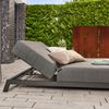 HOME DELUXE Sonnenliege für 2 mit verstellbarer Rückenlehne VALENCIA - 203 x 144 cm Anthrazit Bild 4