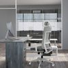 hjh OFFICE Profi Bürostuhl COMFIO WMH Stoff/Netzstoff Grau Bild 2