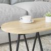 vidaXL Couchtisch Sonoma-Eiche 80 x 40 x 40.5 cm Sperrholz und Metall 869691 Bild 4