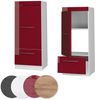 Mikrowellenschrank Fame-Line Bordeaux Hochglanz 60 cm Vicco Bild 5