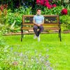 Relaxdays Kinder Gartenbank mit Tier-Motiv Bild 2