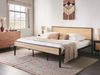 Bett mit Lattenrost Polyrattan AVANTON 180 x 200 cm Schwarz Bild 3