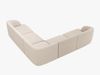 Micadoni 5-Sitzer Symmetrisches Ecksofa Miley Boucle Baloo Beige Bild 2