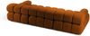 Micadoni Modulares Sofa Bellis 3-Sitzer Boucle Rolf Ziegel Bild 3