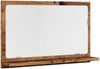 vidaXL Badspiegel mit Ablage Altholz-Optik 60x11x37 cm Holzwerkstoff 856197 Bild 2