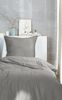 Primera Flanell Bettwäsche 155x220 stonewashed granit uni grau 173100-887 Bild 4