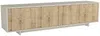 Vente-unique - ZEFYNA TV unit Holz, Platte BeigeBeige - B 40 cm x H 45,8 cm x L 180 cm Bild 3