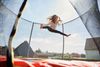 HUDORA 'Fantastic Trampolin 300V', mit Sicherheitsnetz, für die ganze Familie, max. belastbar bis 100 kg, 300 cm Durchmesser, rot, ab 3 Jahren Bild 4