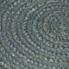 vidaXL Teppich Handgefertigt Jute Rund 180 cm Olivgrün 343599 Bild 4