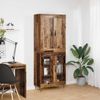 vidaXL Highboard Altholz 69,5 x 34 x 180 cm Holzwerkstoff 3403168 Bild 4