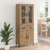 vidaXL Highboard Artisan-Eiche 69,5 x 34 x 180 cm Holzwerkstoff 3415879 Bild 4