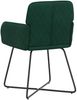 vidaXL Esszimmerstühle 6 pcs Samt (V) Dunkelgrün 59 x 56,5 x 86 cm 3428221 Bild 5