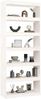 Bücherregal | Standregal Weiß 80x30x199,5 cm Massivholz Kiefer Bild 4