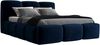 Polsterbett STAR 180x200 ohne Matratze mit Bettkasten und Lattenrost. Farbe: Blau 11 Bild 4