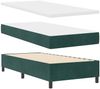 vidaXL Boxspringbett mit Matratze Dunkelgrün 80x200 cm Samt 3341981 Bild 5