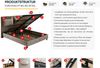 BAMBI YATAK Boxspringbett mit Bettkasten, Bambi Magnasand, Bett mit Matratze & Stauraum H3 (Schlafzimmerbett, Matratze mit Topper, 90x200 cm Boxbett, Polsterbett), Taschenfederkern, Matratzenhöhe: 33 cm, Optionale Nachttisch Bild 4