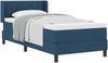 vidaXL Boxspringbett mit Kopfteil Blau 200 x 90 cm Stoff 3341152 Bild 2