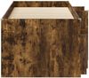 vidaXL Loft Bettgestell mit Schrank mit Tür 3 pcs Geräucherte Eiche 3423370 Bild 4