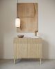 Selsey 'Nolie' Sideboard 2-türig mit 2 Schubladen, Eichenholzoptik, ca. 91 x 100 x 38 cm Bild 2