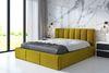 Polsterbett IGI 90x200 mit Matratze, Bettkasten und Lattenrost. Farbe: Bernesteigraun 34 Bild 2