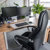 hjh OFFICE XXL Drehstuhl BRENTON XXL Kunstleder Schwarz Bild 3