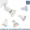 ZMH LED Deckeneinbaustrahler Weiß - 4 Schwenkbare GU10 Metallspots Moderne Deckenlampe für Wohnzimmer, Schlafzimmer, Küche, Flur, Esszimmer Bild 2