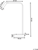 LED Schreibtischlampe LAWSON verstellbar Metall Schwarz Bild 2