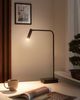 LED Schreibtischlampe LAWSON verstellbar Metall Schwarz Bild 3