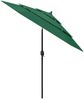 vidaXL Sonnenschirm mit Aluminium-Mast 3-lagig Grün 2,5 m 313861 Bild 2