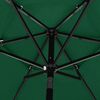 vidaXL Sonnenschirm mit Aluminium-Mast 3-lagig Grün 2,5 m 313861 Bild 5