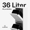 Klarstein Mülleimer Ordnungshüter, Mülltonnenbox 2 Fach Treteimer Trash Bin Garbage Müll Bild 3