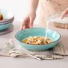 vancasso Bonita Suppenschalen Set 6-tlg. Steingut Blau 38 OZ Bild 5