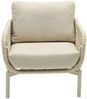 Gartensessel Camino, Aluminium, Beige, 82 x 67 x 82 cm Bild 2
