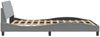vidaXL Bettgestell "Dover" Hellgrau 120x200 cm Stoff 373145 Bild 5