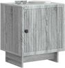 vidaXL Nachttisch Graues Sonoma 43 x 34,5 x 50 cm Holzwerkstoff 893887 Bild 2