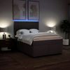 vidaXL Boxspringbett mit Matratze Dunkelbraun 140x200 cm Stoff 3292814 Bild 5