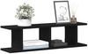 vidaXL Wandregale 2 Stk. Schwarz Eichen-Optik 75x18x20cm Holzwerkstoff 862060 Bild 4