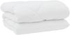 vidaXL Decke mit Kissen 3 pcs Weiß Mikrofaser und Daunenfedern 3377933 Bild 4