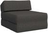 vidaXL Klappsofa Bett Dunkelgrau 60 x 70 x 41 cm Stoff 900052 Bild 2