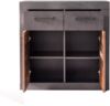 Trendteam 'Indy' Kommode, Used Wood Shabby / Matera grau, 82 cm Bild 5