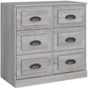 vidaXL Sideboard Grau Sonoma 70x35,5x67,5 cm Holzwerkstoff 816438 Bild 2