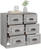 vidaXL Sideboard Grau Sonoma 70x35,5x67,5 cm Holzwerkstoff 816438 Bild 5