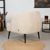 Bronx71 Bouclé Sessel Nora modern beige Bild 4