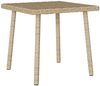 vidaXL Garten-Couchtisch Rechteckig Beige 40x40x37 cm Poly Rattan 4104048 Bild 2